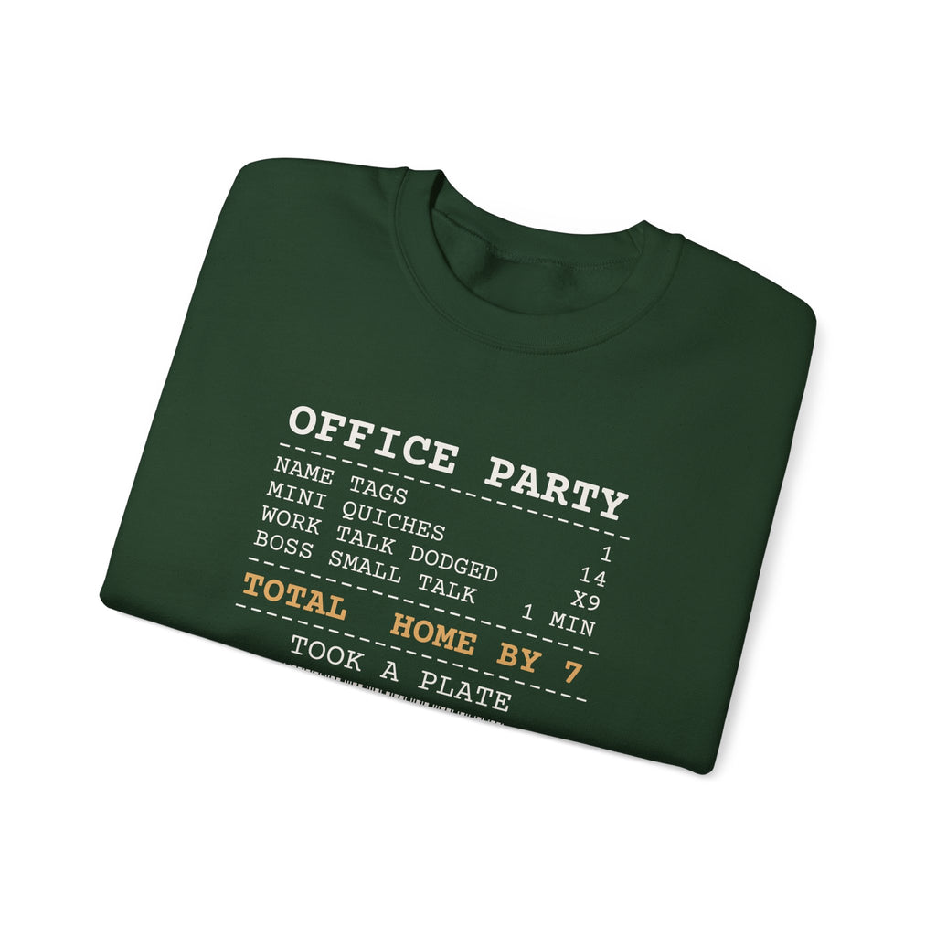 Funny Christmas Coworker Sweatshirt Mini Quiches 14 Office Party Receipt