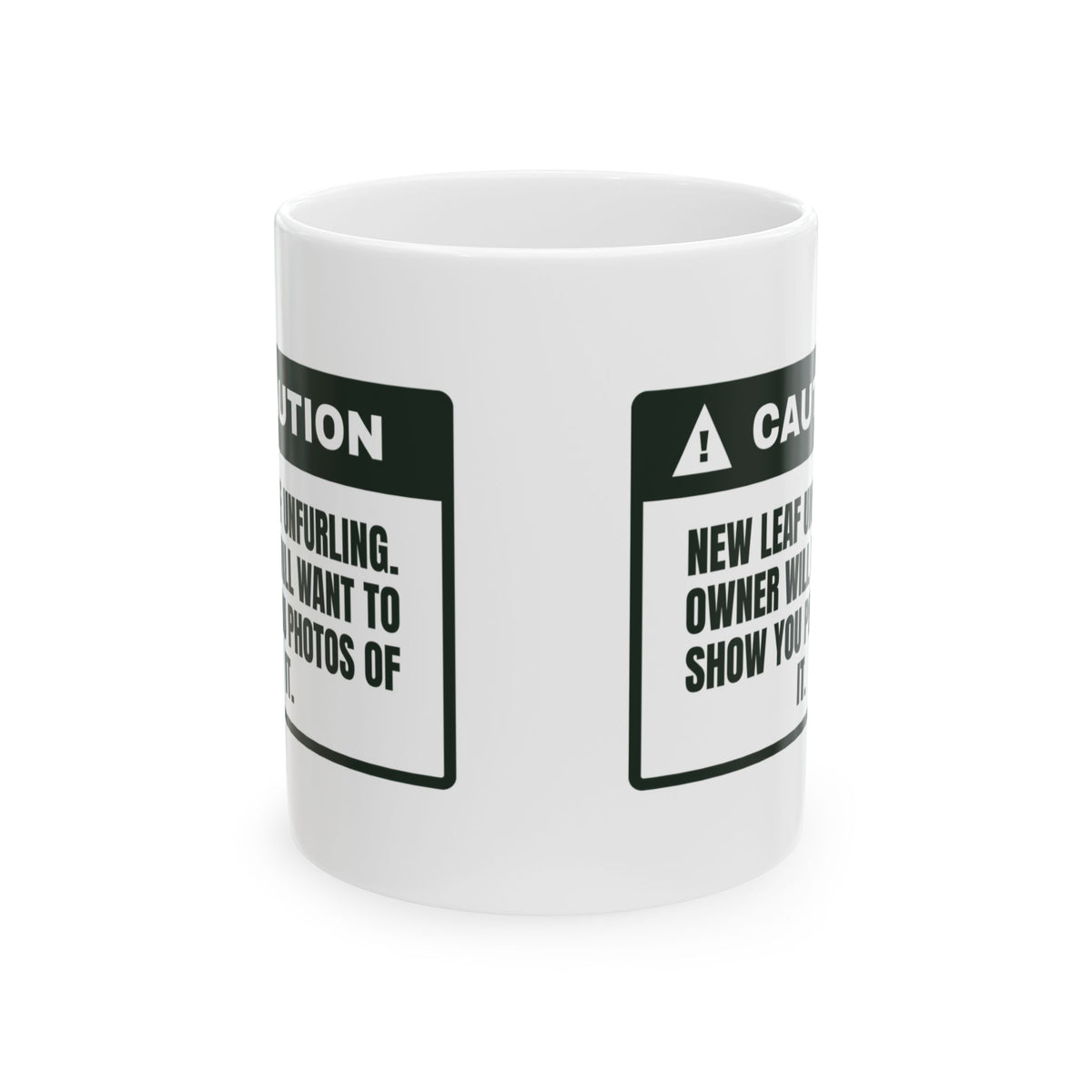Funny Plant Lover Mug New Leaf Alert Photos Will Be Shown