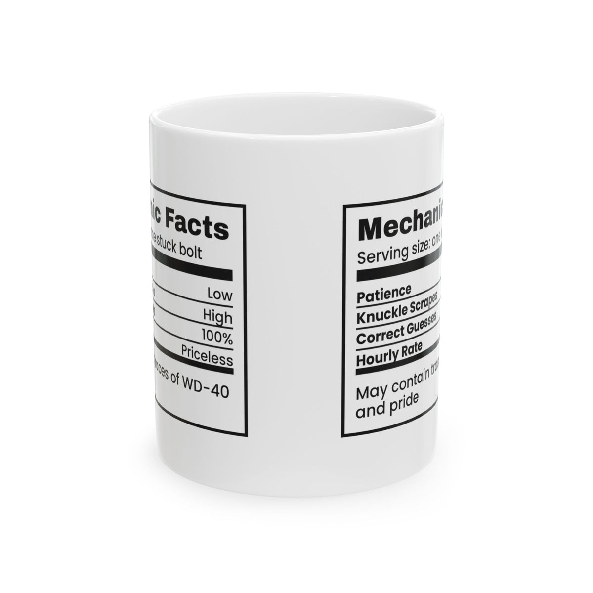 Mechanic Coffee Mug Correct Guesses 100% For Dad