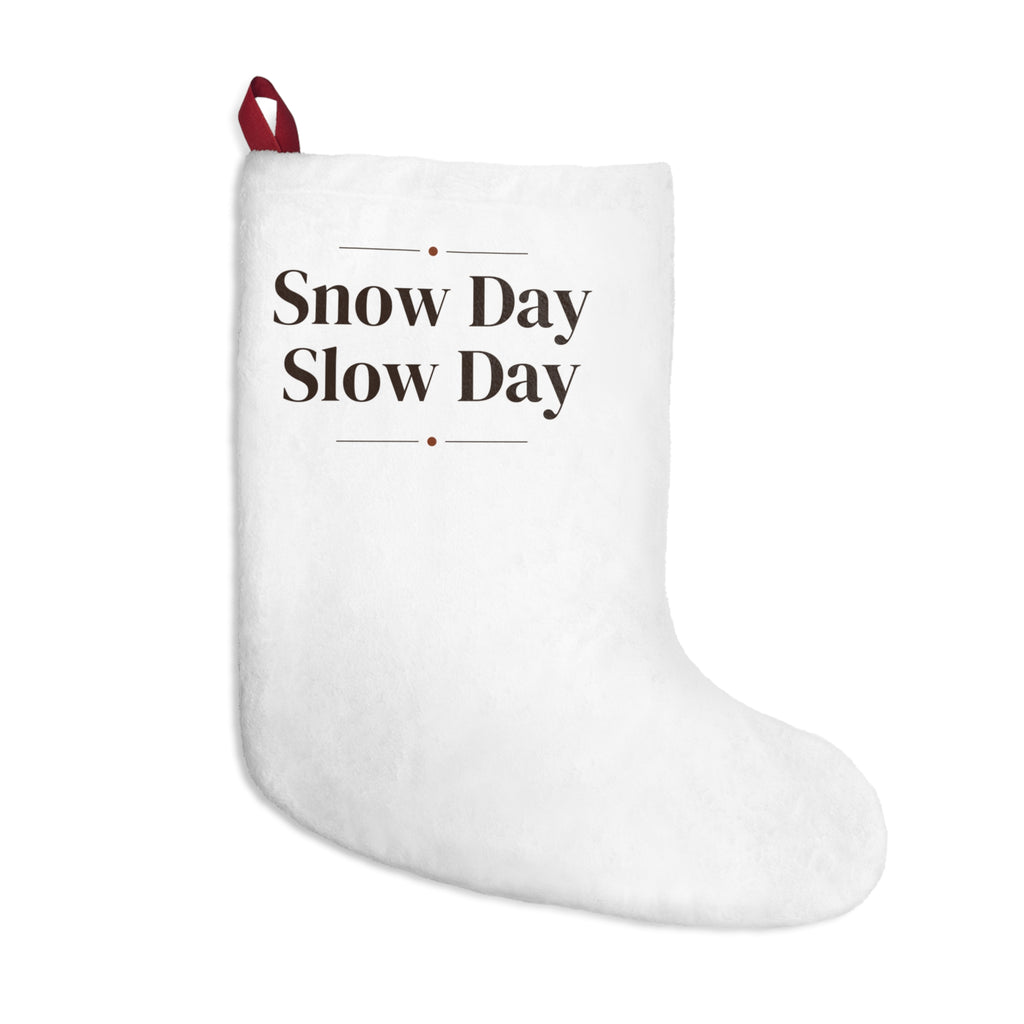 Cozy Christmas Stocking Snow Day Slow Day Winter Mug