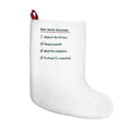 Funny Christmas Stocking New Home December Checklist For