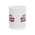 Funny Christmas Shopping Coffee Mug Gift Cards Are A Love Language