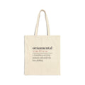 Funny Christmas Cat Tote Bag Ornamental Dictionary Definition