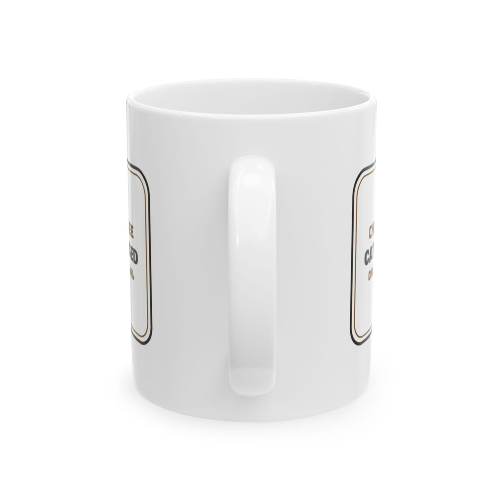 Funny Christmas Cat Coffee Mug Cat Supervised Tree For Cat Lovers