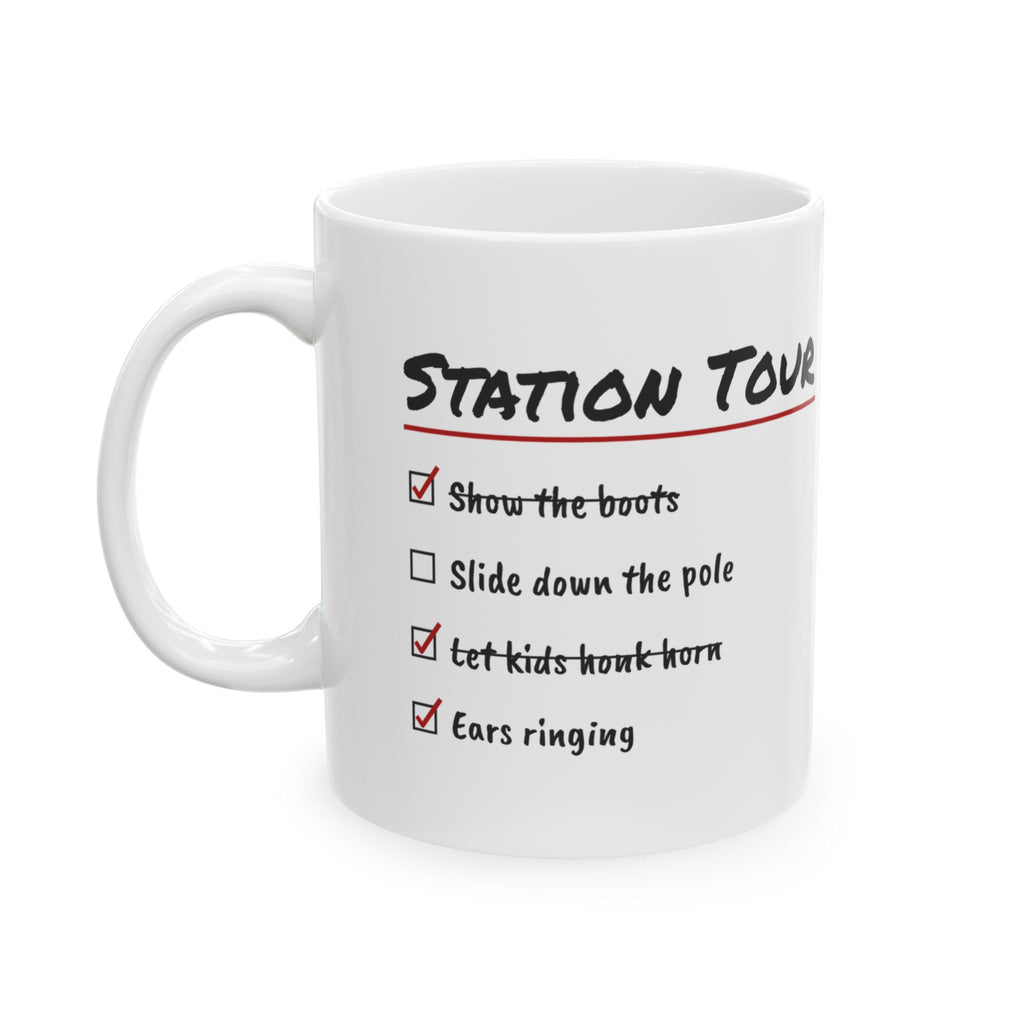 Funny Firefighter Coffee Mug Kids Honked The Horn Two Hundred Times