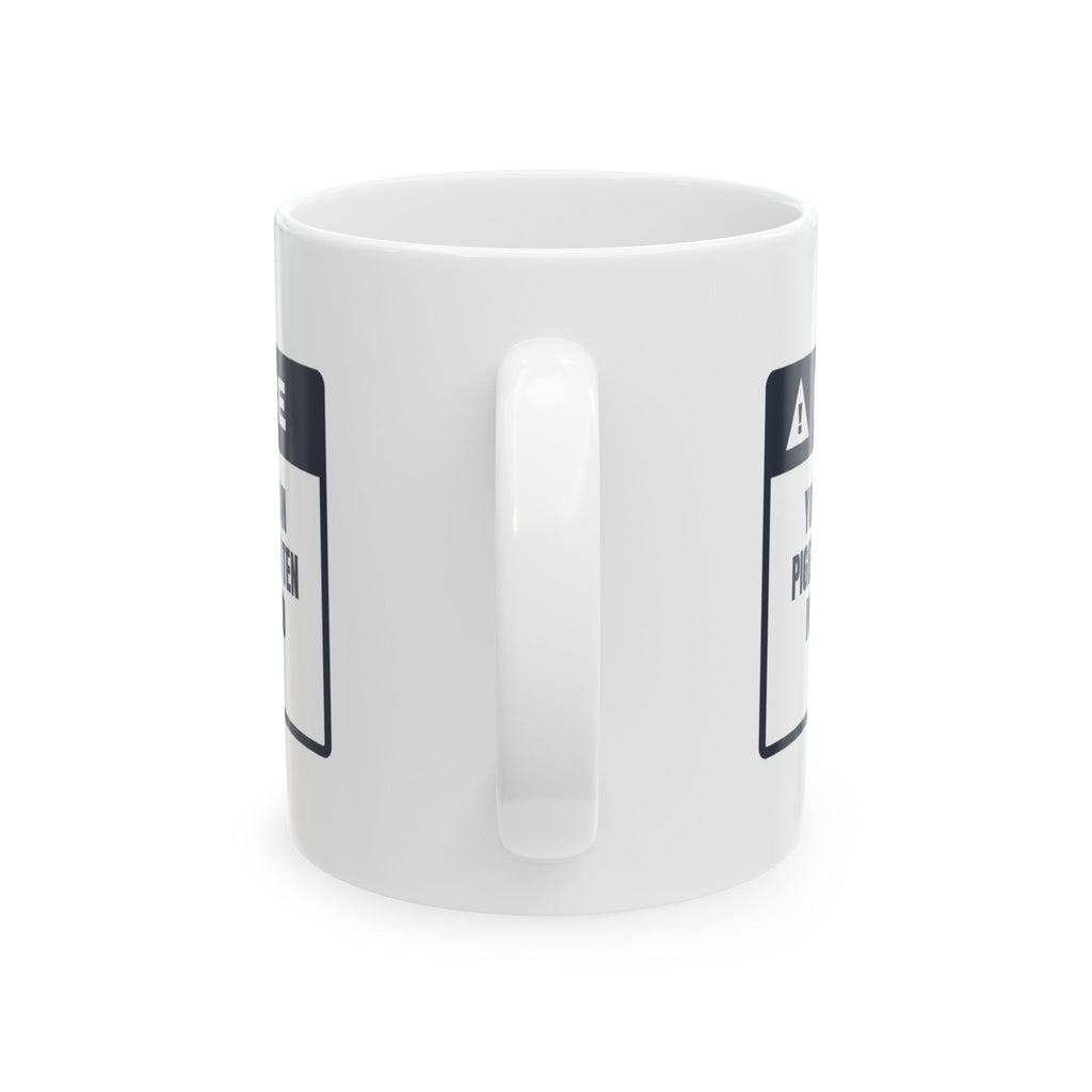 Funny Yoga Coffee Mug Stuck In Pigeon Pose Send Snacks