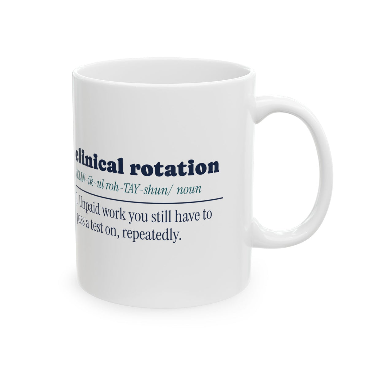 Funny Nursing Mug Clinical Rotation Defined Dictionary