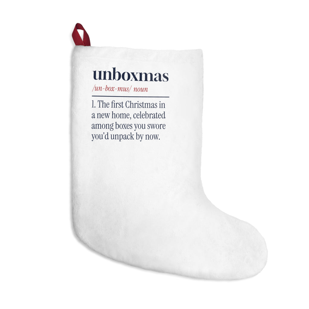 Funny Christmas Stocking Unboxmas Definition For New Homeowners