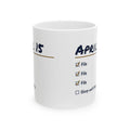Funny Accountant Mug File File File Sleep Until May