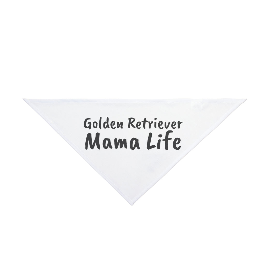 Golden Retriever Mom Dog Bandana "Golden Retriever Mama Life" Funny Dog Mom