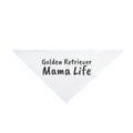 Golden Retriever Mom Dog Bandana "Golden Retriever Mama Life" Funny Dog Mom