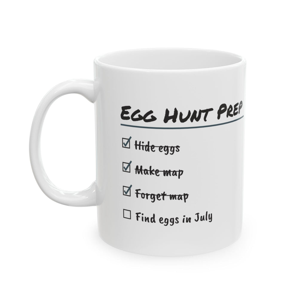 Funny Egg Hunt Coffee Mug Checklist For Parents Dad Mom