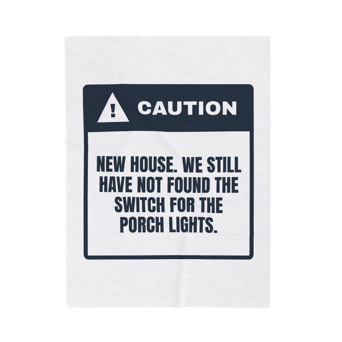 Funny Christmas Throw Blanket Porch Light Switch Location Unknown New House