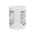 Funny Guitar Player Coffee Mug Open Mic Night Receipt