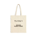 Funny Family Christmas Tote Bag Most Likely To Wear New Pajamas To Dinner