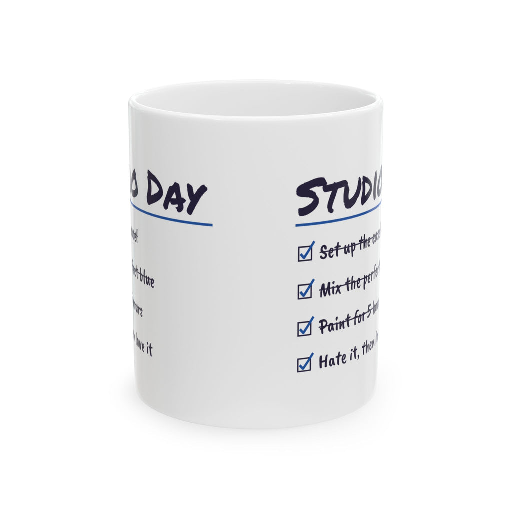 Funny Artist Coffee Mug Mix The Perfect Blue Hate It Love It