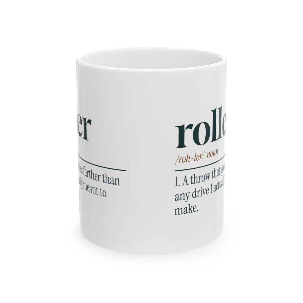 Funny Disc Golf Coffee Mug Roller Dictionary Definition For Disc Golfers