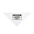 Funny German Shepherd Dog Bandana Says No Back In Full Sentences