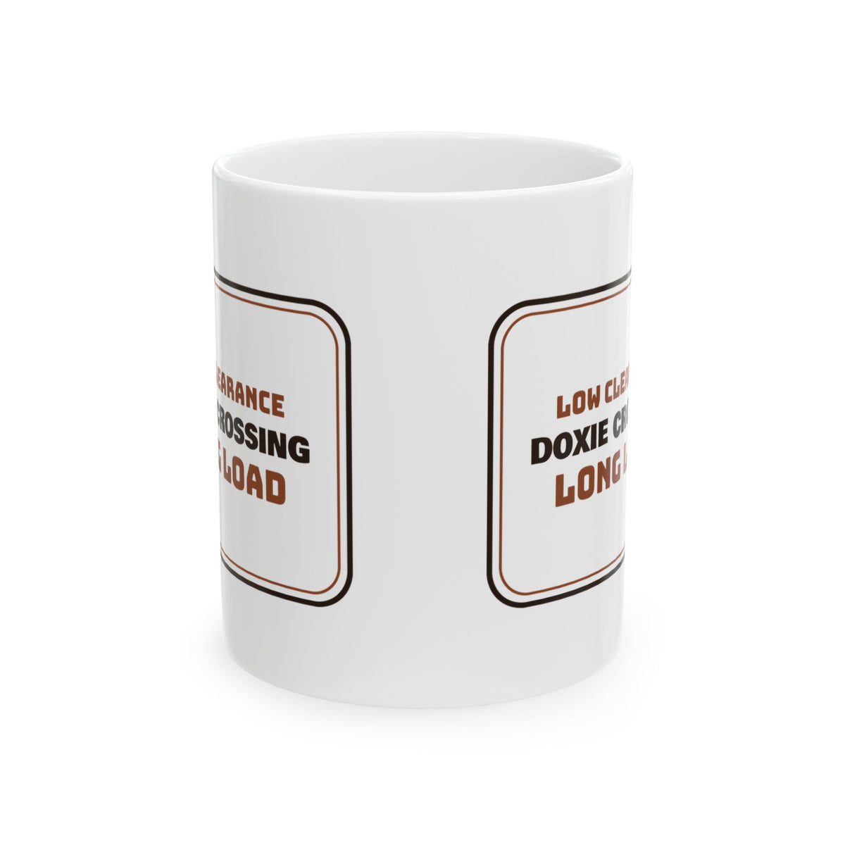 Funny Dachshund Mug Doxie Crossing Long Load Sign For Dachshund Owners