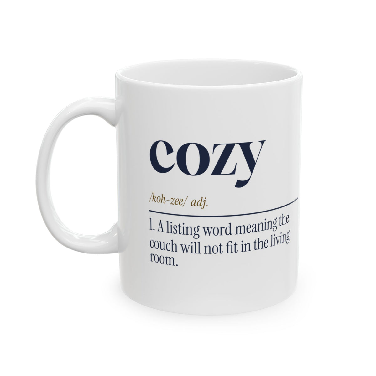 Funny Real Estate Agent Coffee Mug Cozy Dictionary Definition