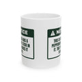 Funny Hot Cocoa Coffee Mug Peppermint Stick Included Very Fancy