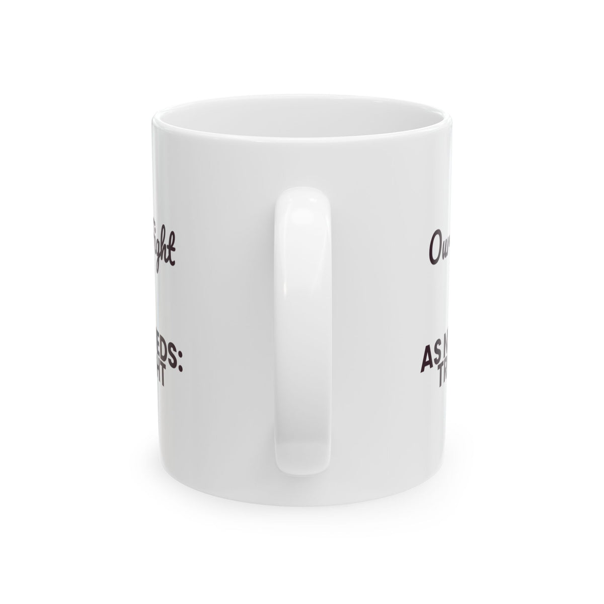Funny Newlywed Christmas Coffee Mug Our First Fight Was Tree Height