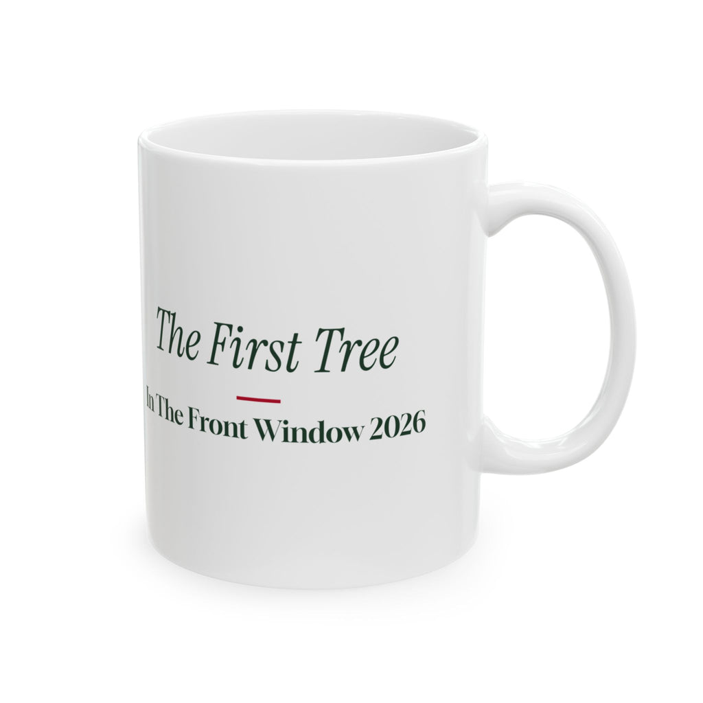 Christmas Coffee Mug The First Tree In The Front Window 2026 Keepsake