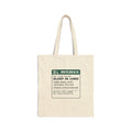 Funny Teacher Christmas Tote Bag Sleep In 10mg Prescription Label