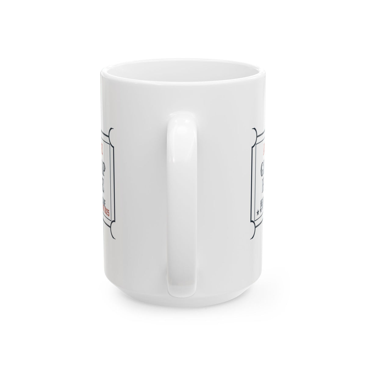 Funny White Elephant Coffee Mug Gift Swap Hostage Please Steal Me Ticket