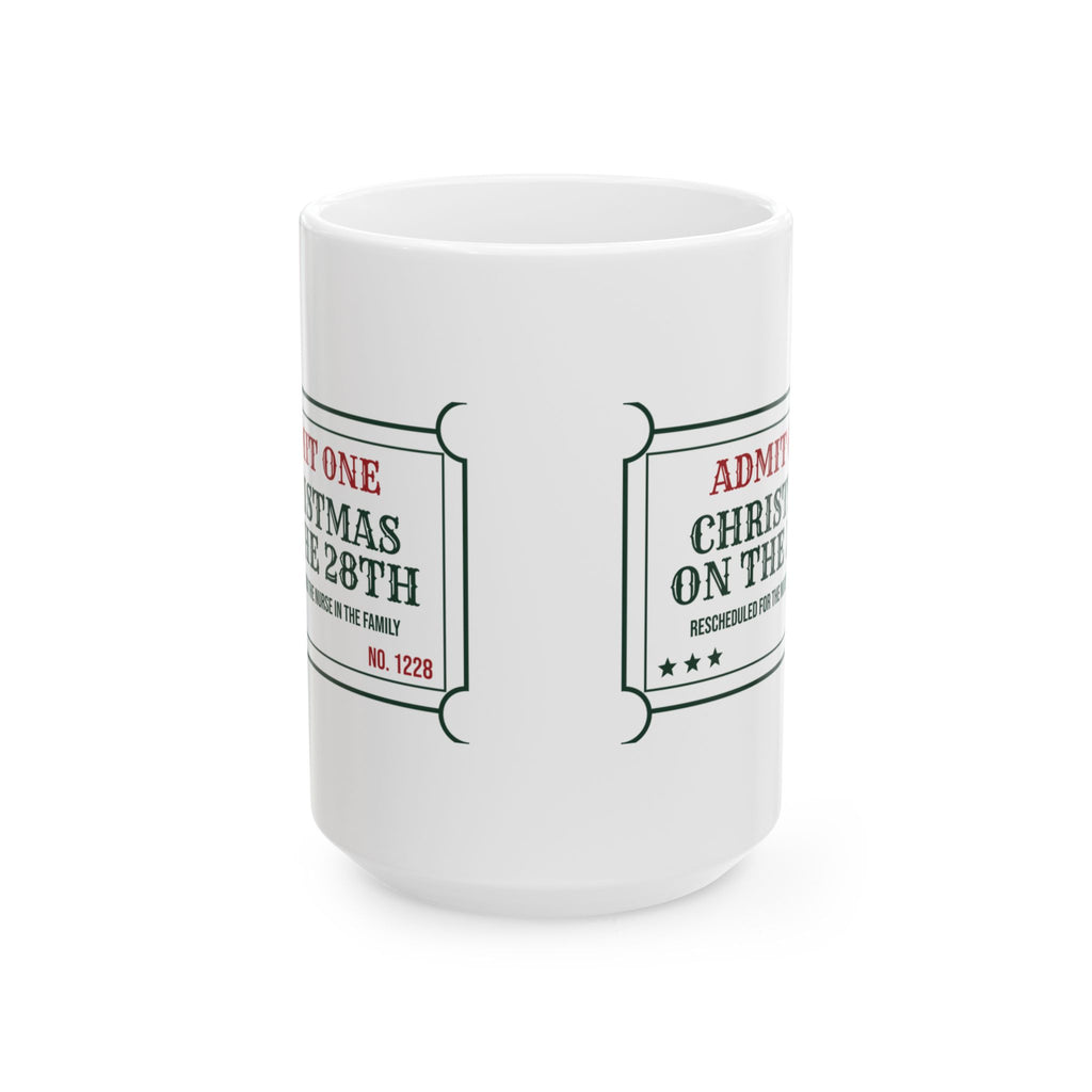 Funny Christmas Nurse Coffee Mug Celebrating Christmas On The 28th