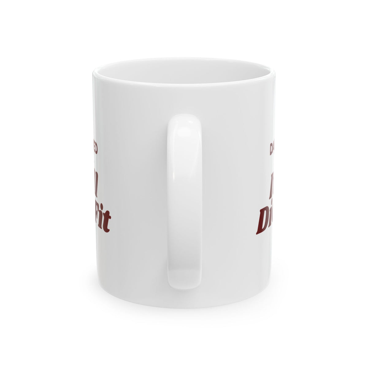 Funny Christmas Tree Dad Coffee Mug Dad Measured The Tree