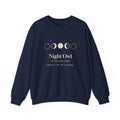 Night Owl Sweatshirt In My Own Orbit Moon Phases