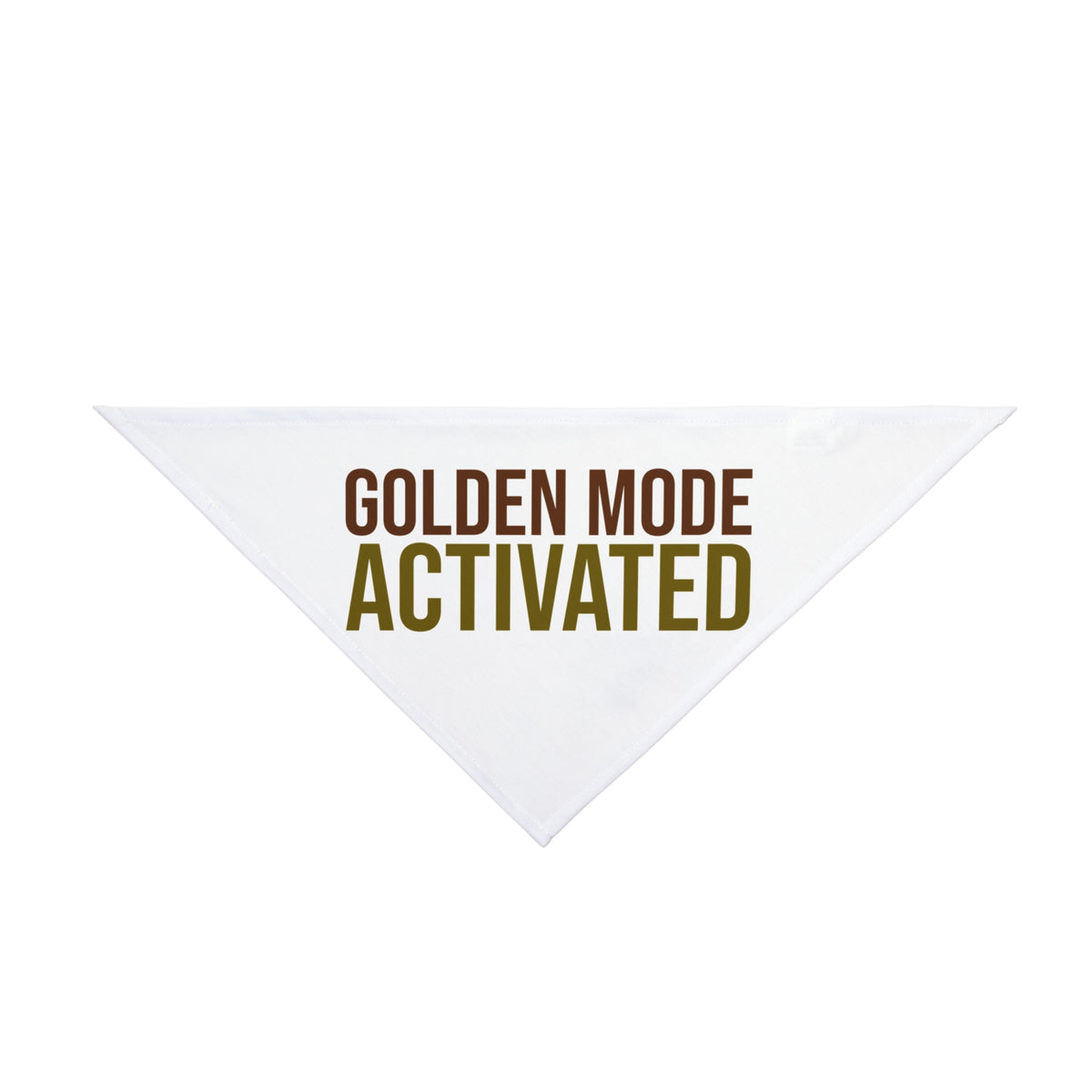 Golden Retriever Dog Bandana "Golden Mode Activated" Funny Dog Lover