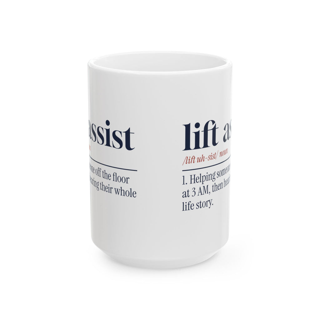 Funny Paramedic Coffee Mug Lift Assist Dictionary Definition For EMS