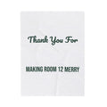 Christmas Teacher Throw Blanket Thank You For Making Room 12 Merry