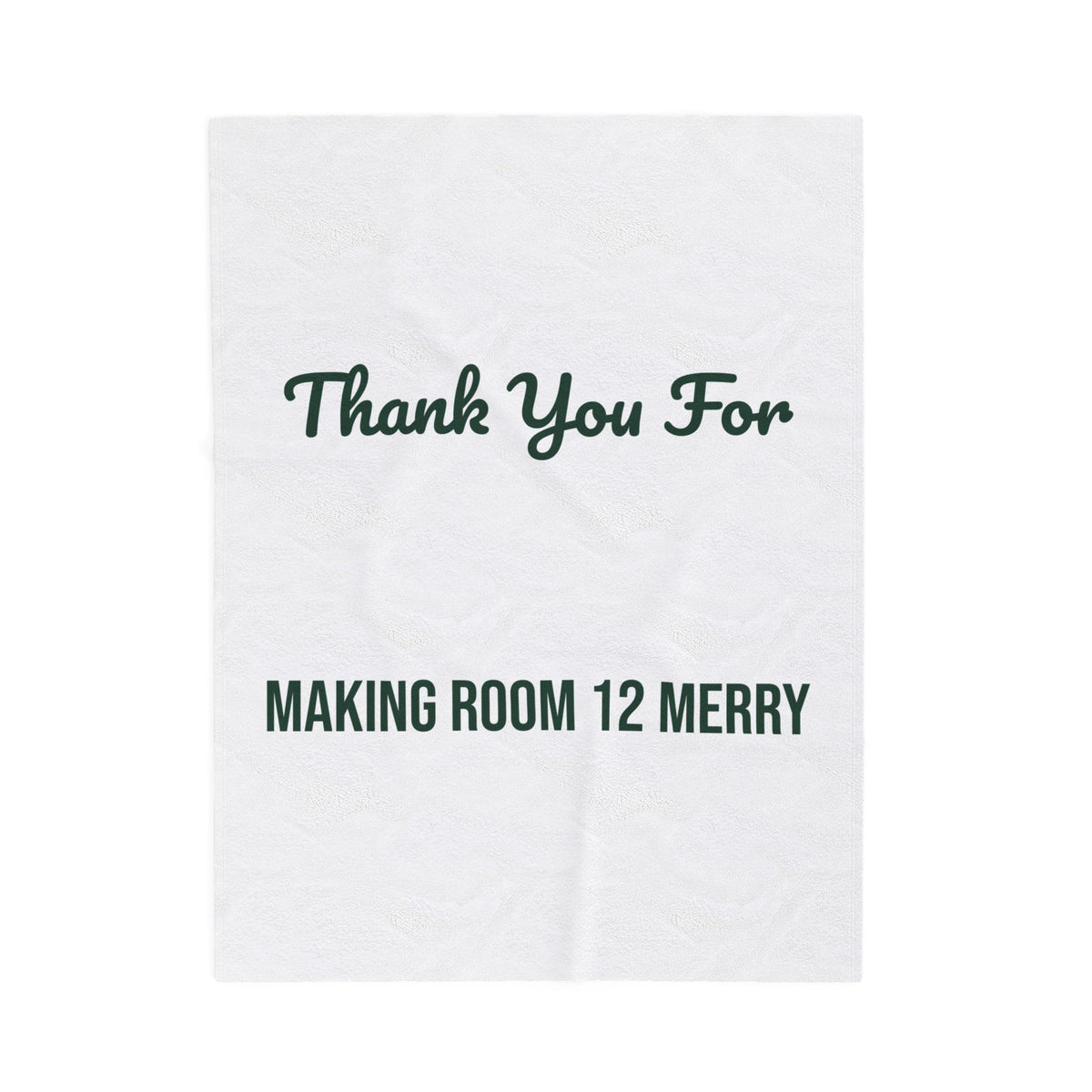 Christmas Teacher Throw Blanket Thank You For Making Room 12 Merry