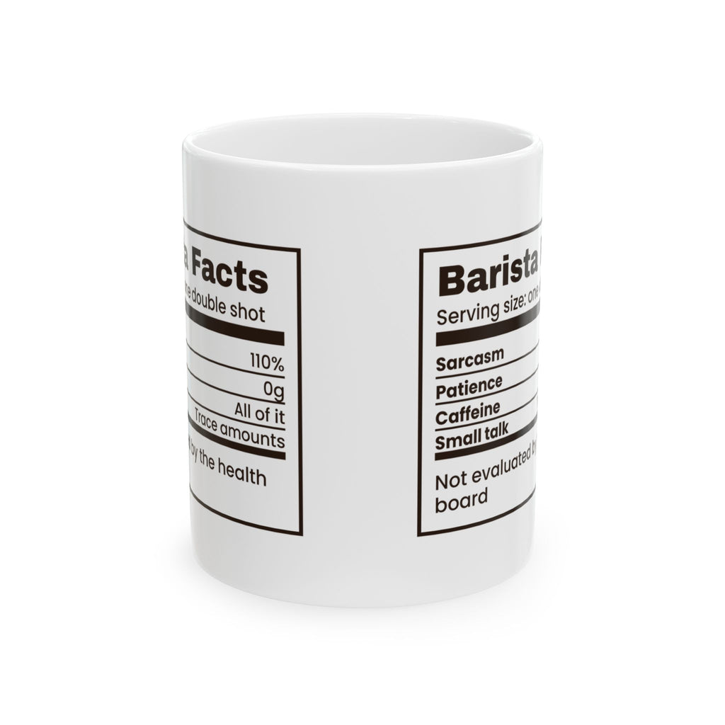 Barista Coffee Mug Barista Facts 110% Sarcasm