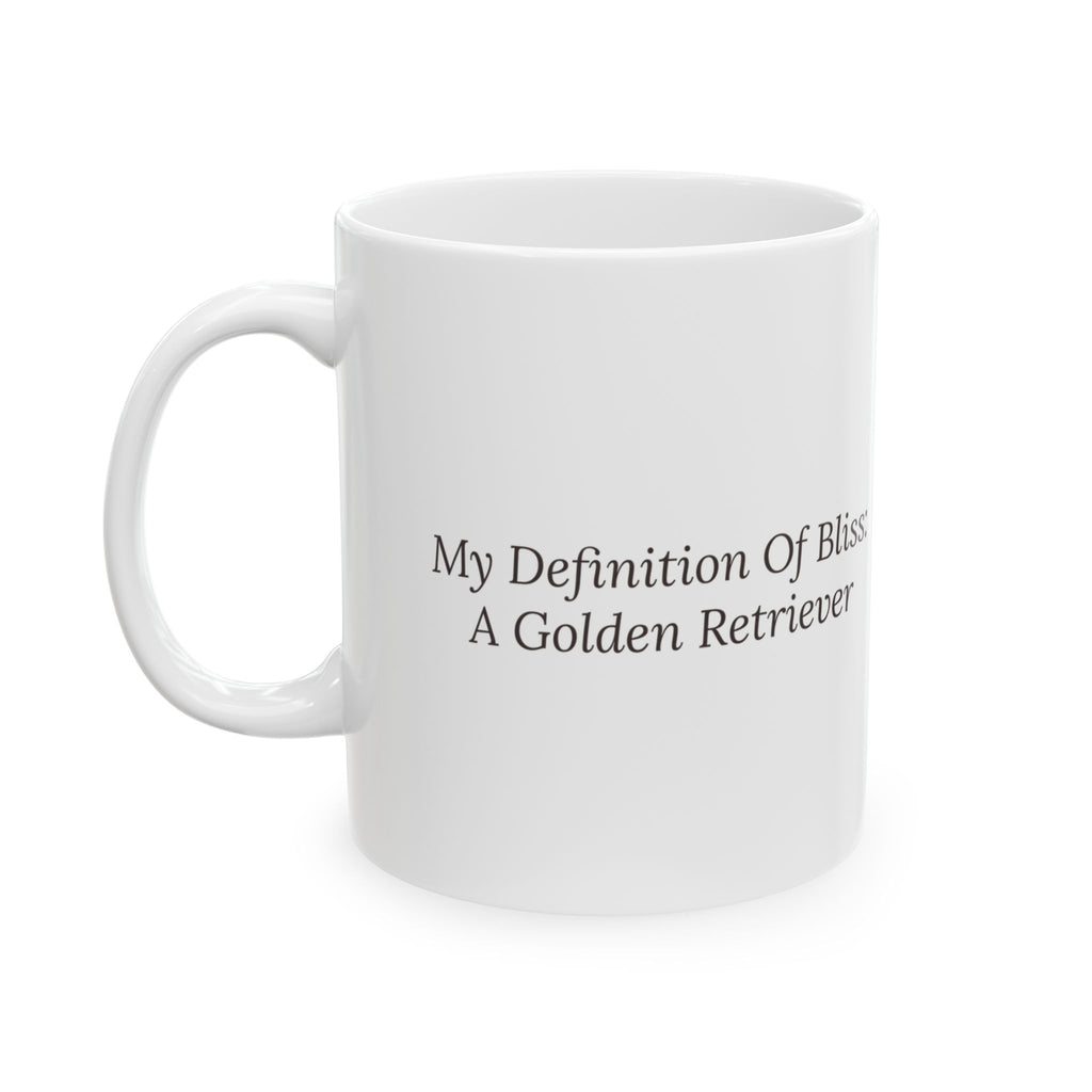 Golden Retriever Coffee Mug My Definition Of Bliss