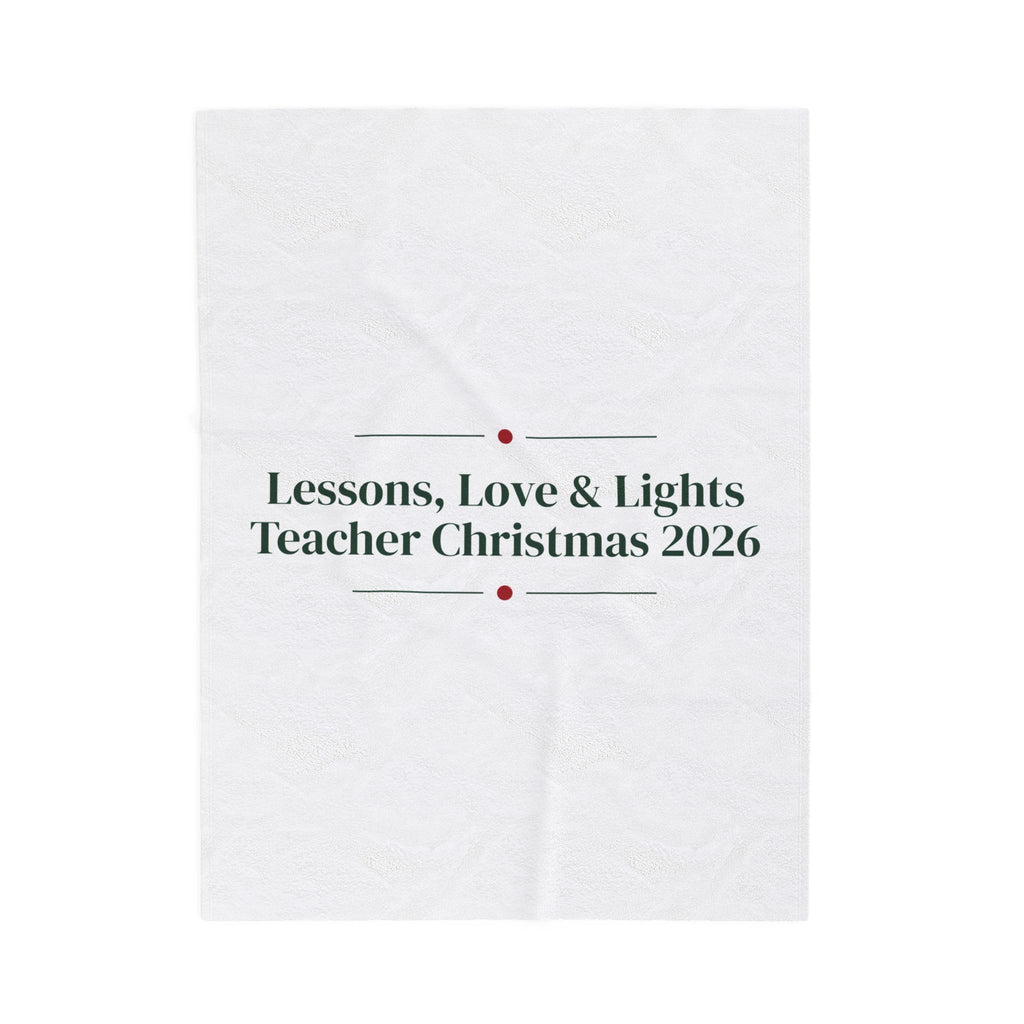 Christmas Throw Blanket Lessons Love And Lights Teacher Christmas 2026