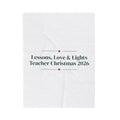 Christmas Throw Blanket Lessons Love And Lights Teacher Christmas 2026