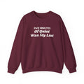 Funny Christmas Mom Sweatshirt Five Minutes Of Quiet Was My List