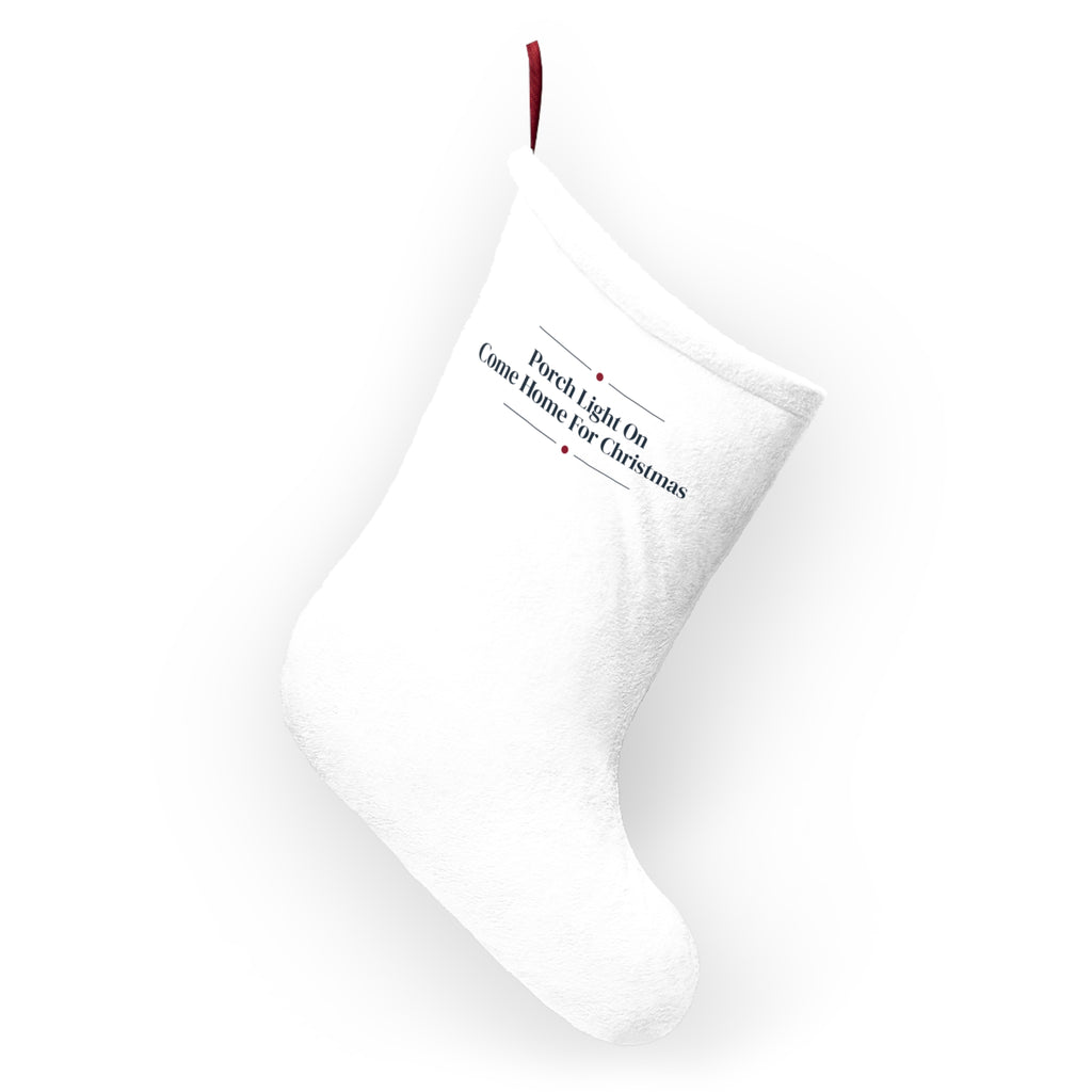 Christmas Cozy Christmas Stocking Porch Light On Come Home For Christmas