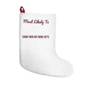 Funny Christmas Stocking Most Likely To Count Who Got More Gifts