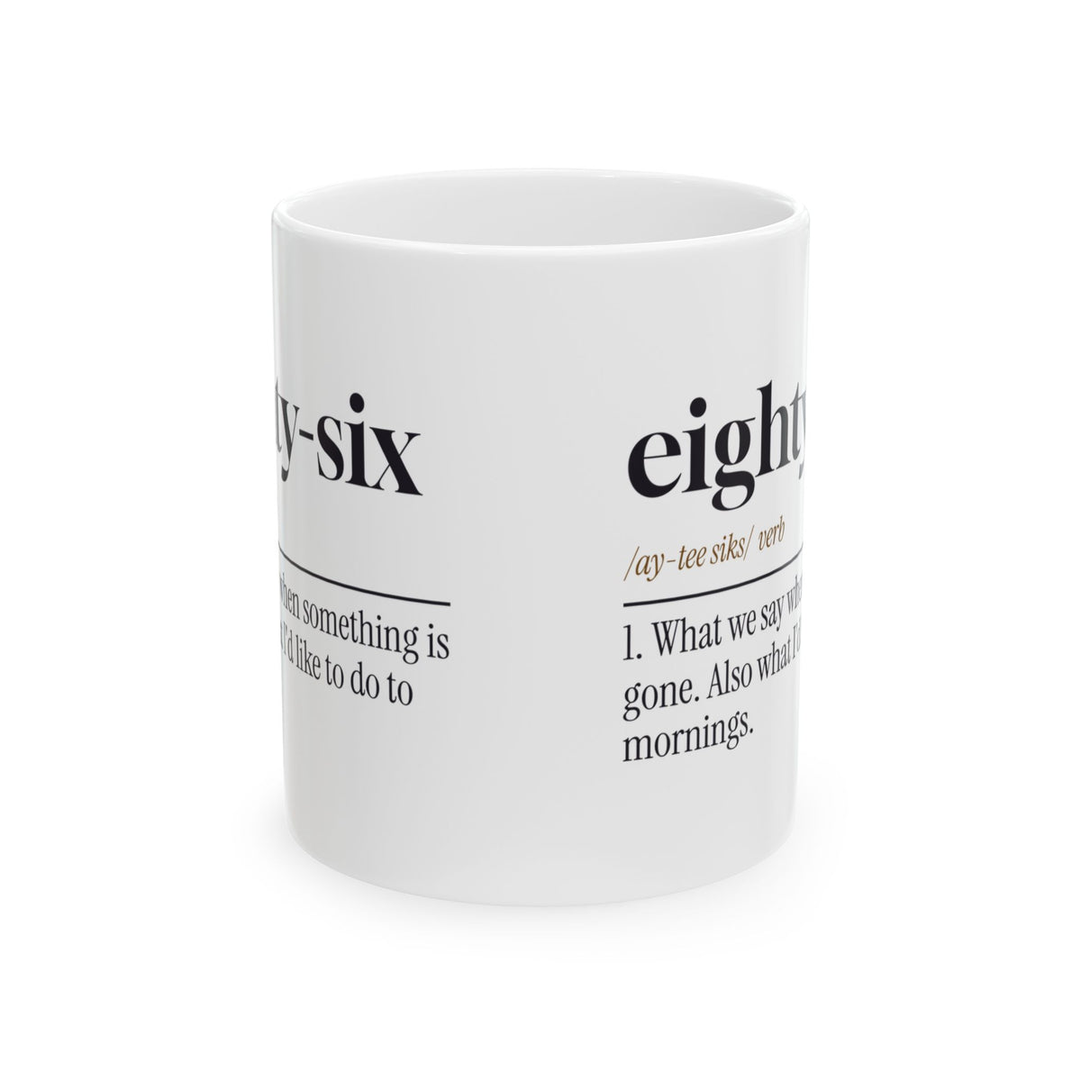Funny Bartender Mug Eighty Six The Morning Bartender Definition