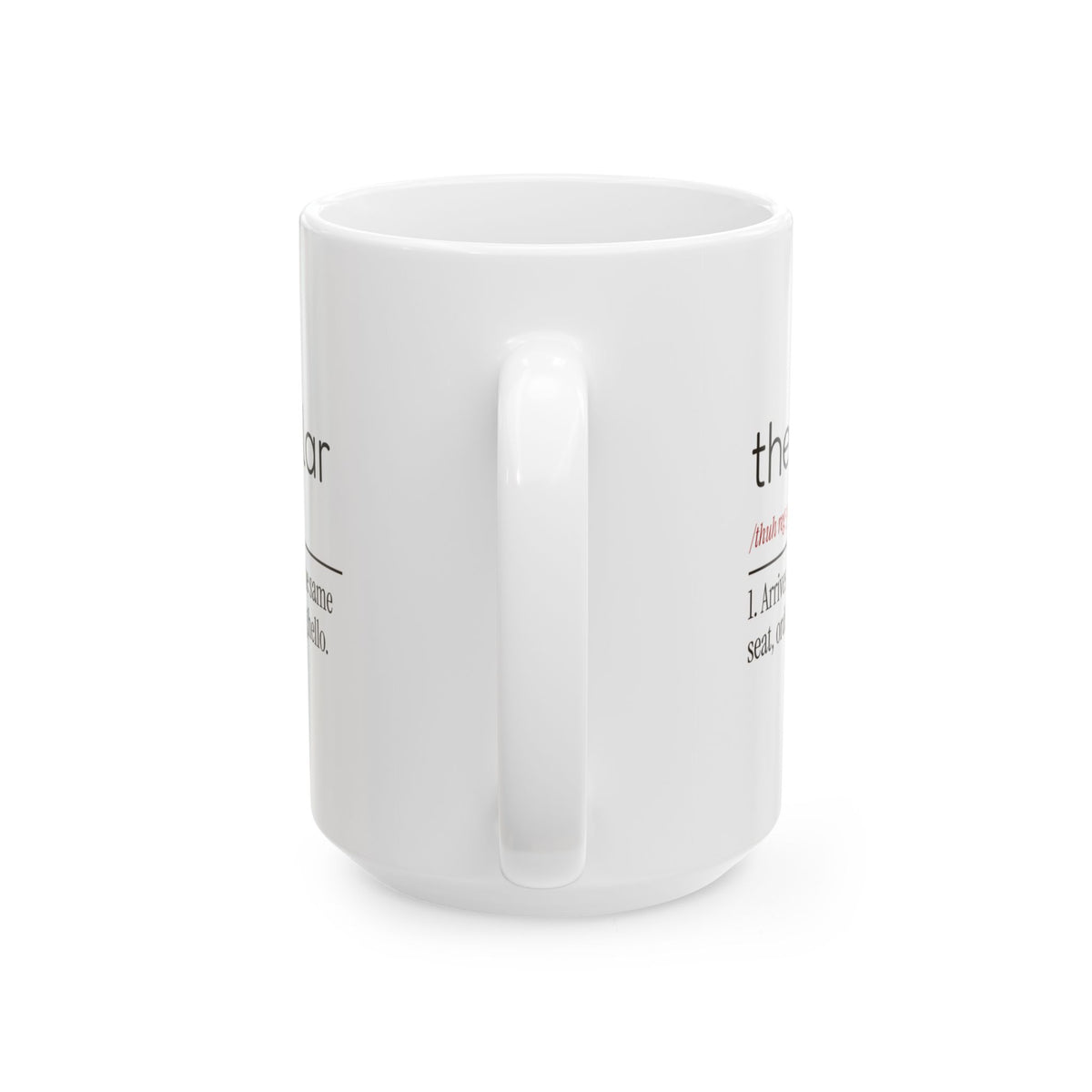 Funny Bartender Coffee Mug The Regular Dictionary Definition