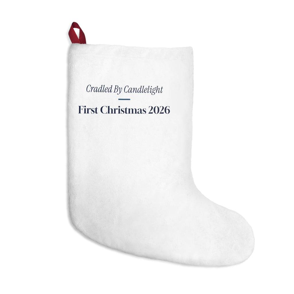 Christmas Stocking Cradled By Candlelight First Christmas 2026
