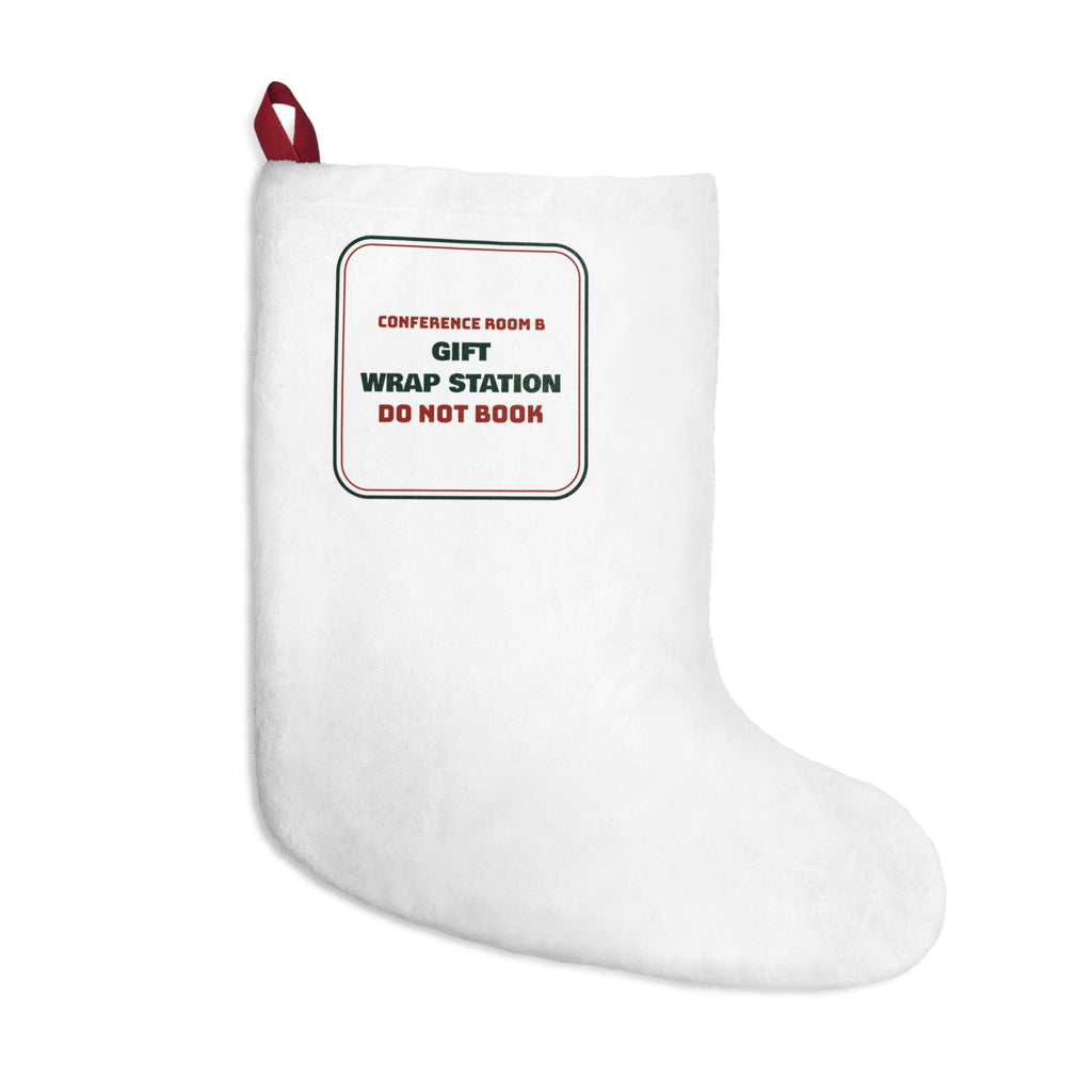 Funny Christmas Coworker Christmas Stocking Gift Wrap Station Do Not Book
