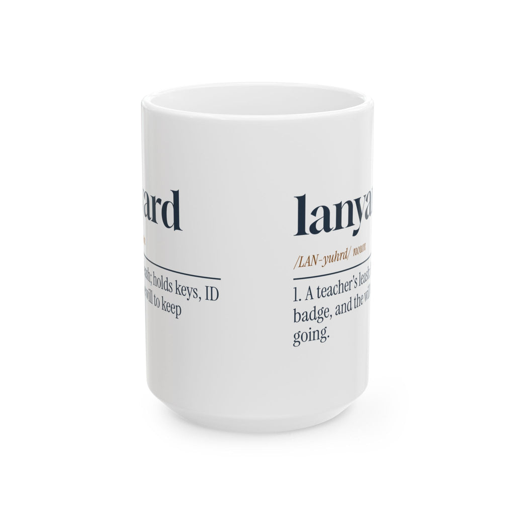 Funny Teacher Lanyard Coffee Mug Holds It All Together For Teachers