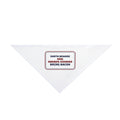 Funny Christmas Dog Bandana Santa Beware Bring Bacon For Dog Owners
