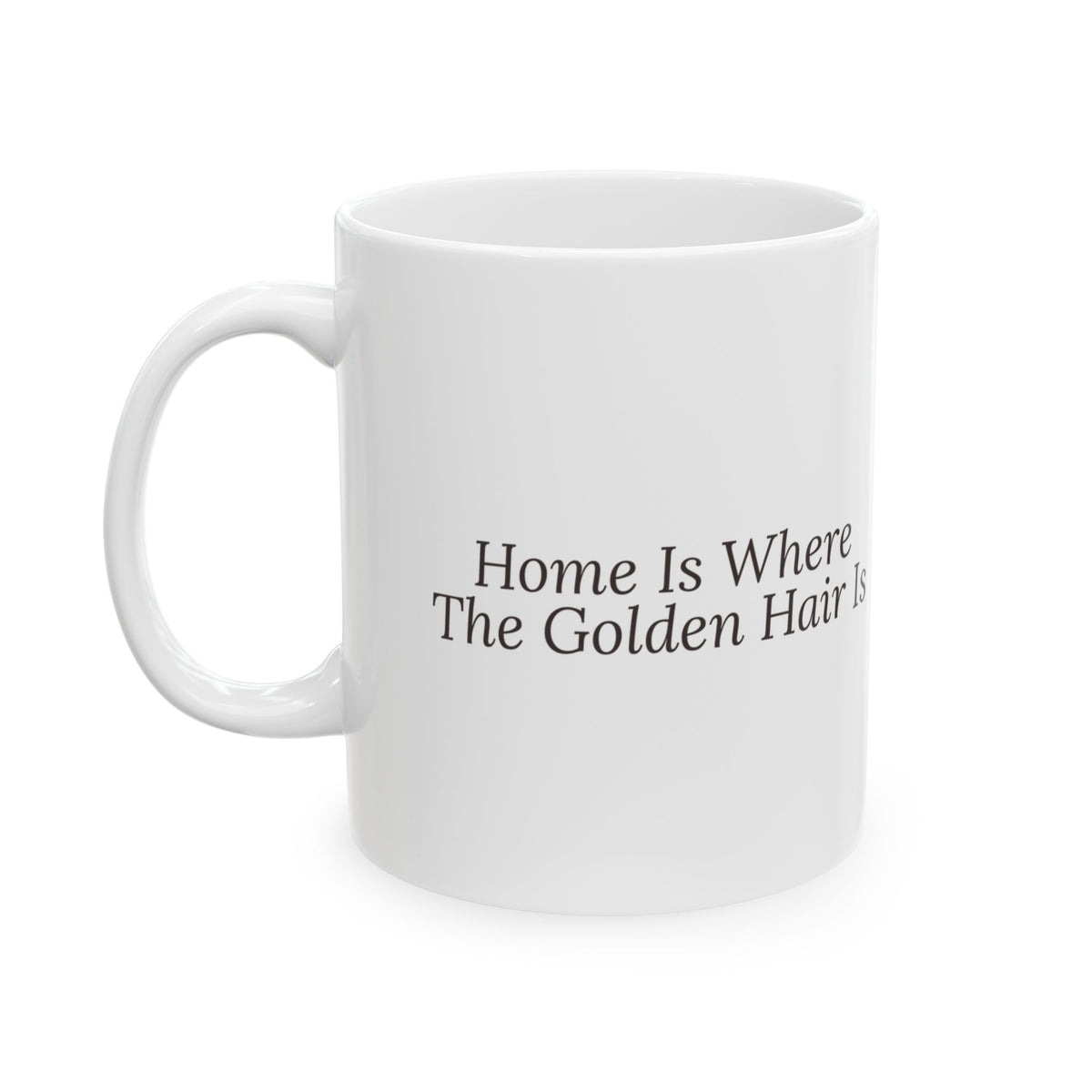 Golden Retriever Coffee Mug Home Is Where Golden Hair Is
